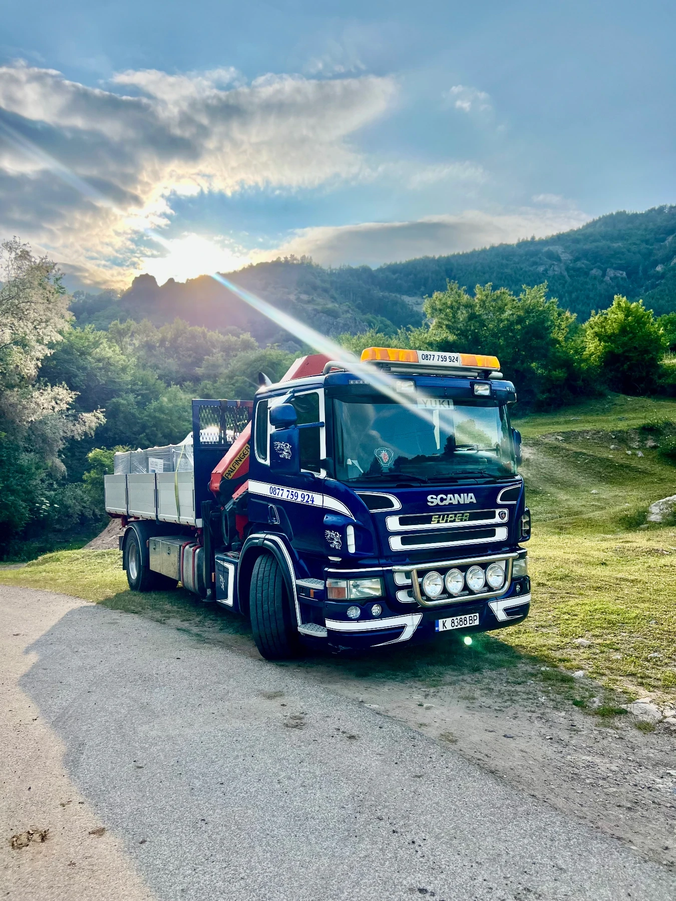 Scania P 380 PALFINGER PK20002 , снимка 3 - Камиони - 54779190