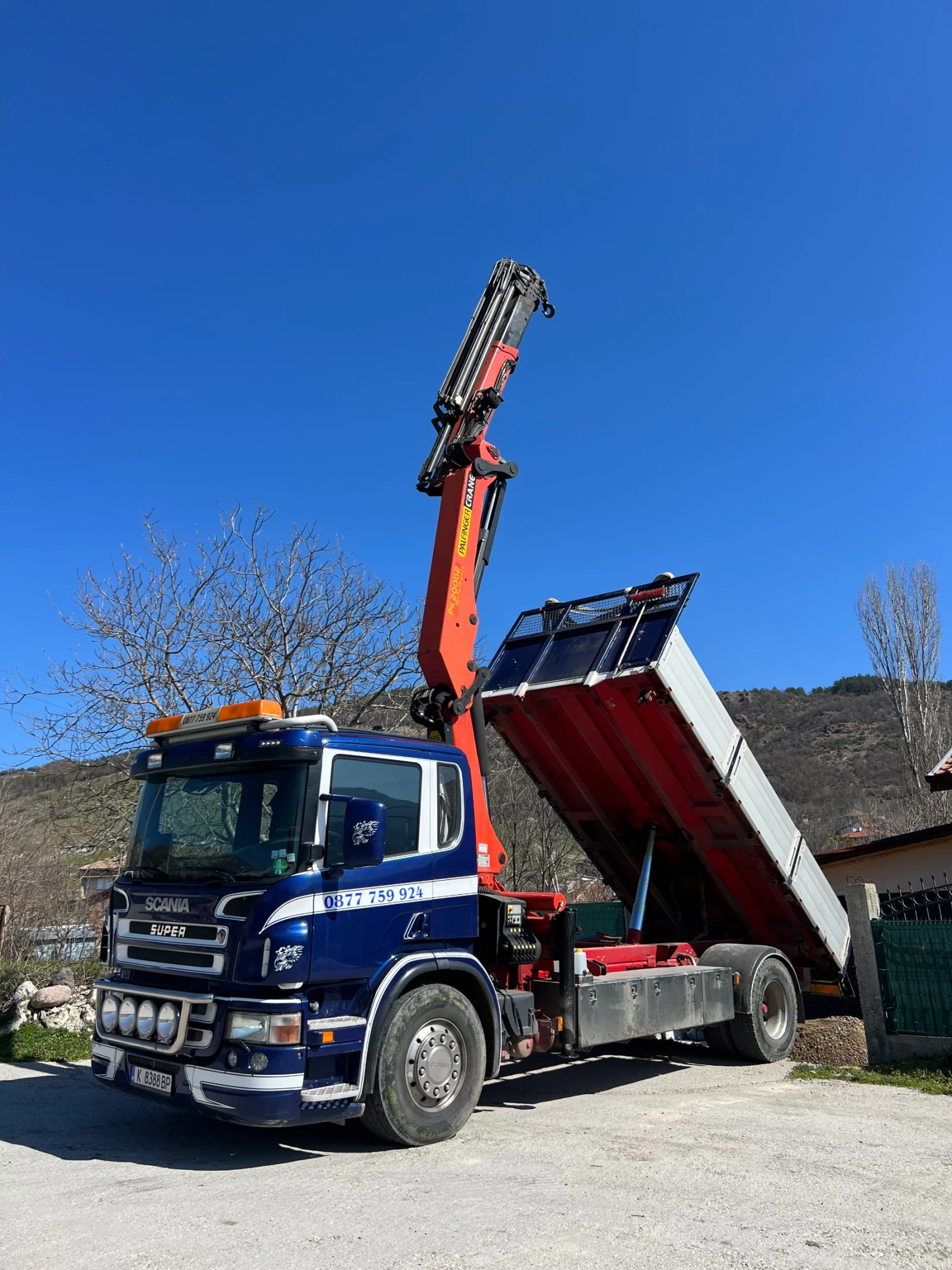 Scania P 380 PALFINGER PK20002 , снимка 10 - Камиони - 54779190