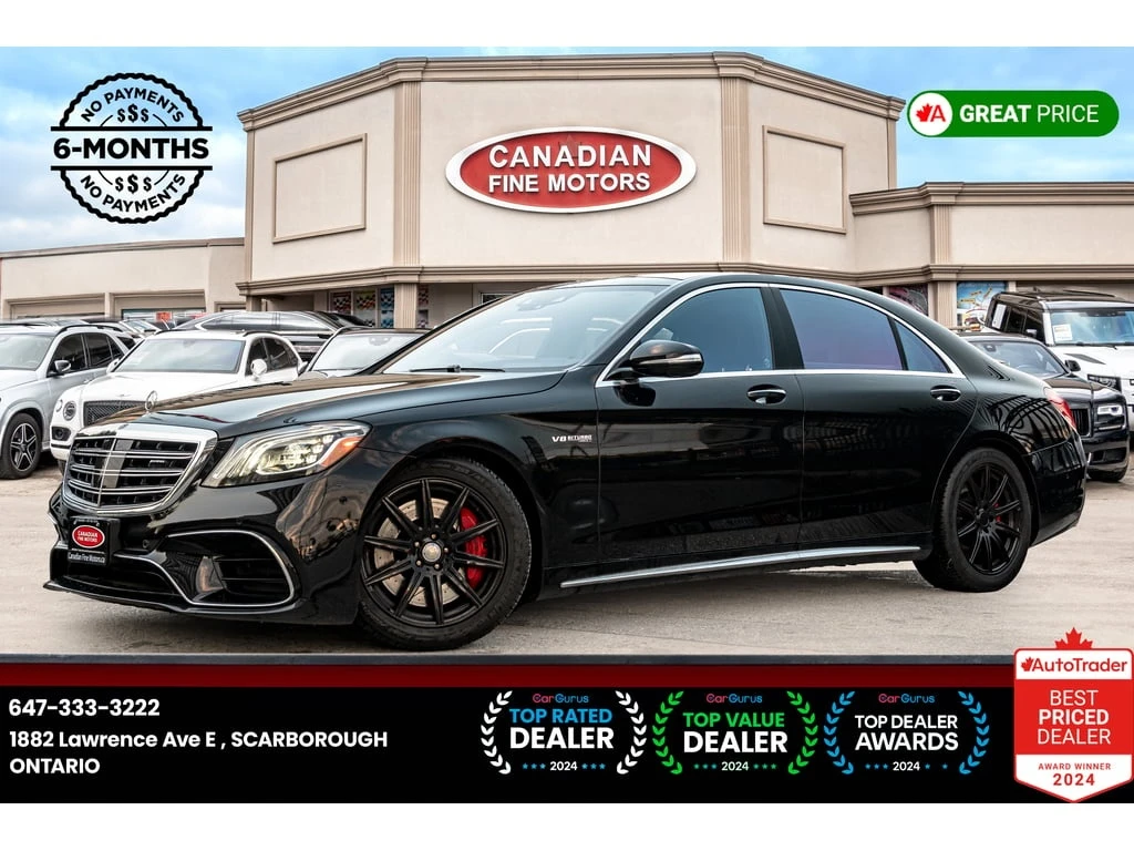Mercedes-Benz S 63 AMG 2019 4MATIC+ CARBON * CARFAX* АВТОФИНАНСИРАНЕ* , снимка 1