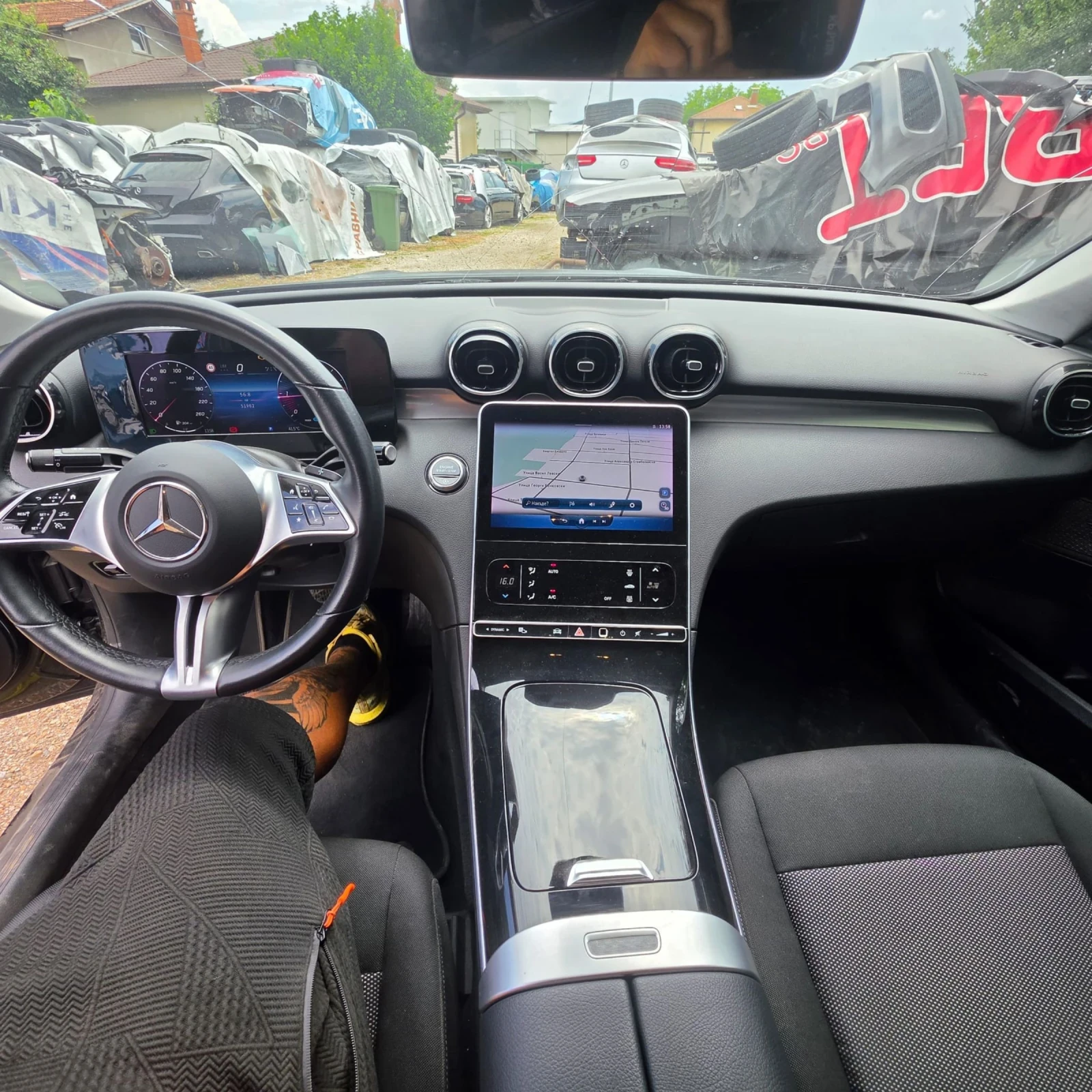 Mercedes-Benz C 220 Mild Hybrid C300 hibrid AMG 4matic , снимка 10 - Автомобили и джипове - 55163888