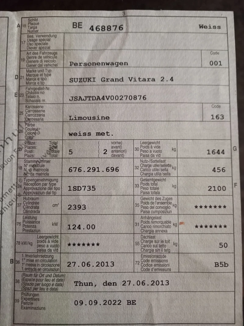 Suzuki Grand vitara 2.4i 169k.c.Facelift, Swiss Edition, NAVI, снимка 15 - Автомобили и джипове - 50084697