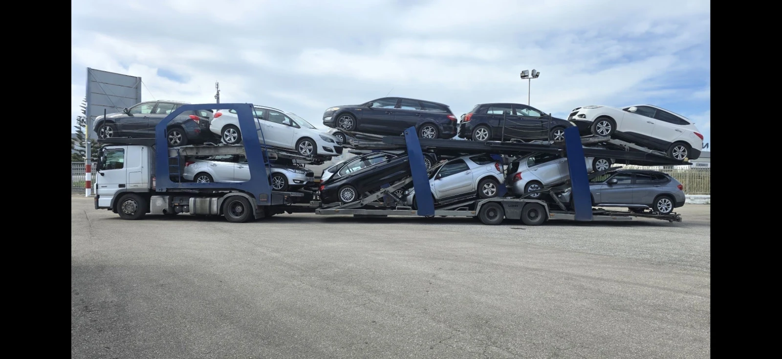 Mercedes-Benz Actros Ремарке Lohr 1.23