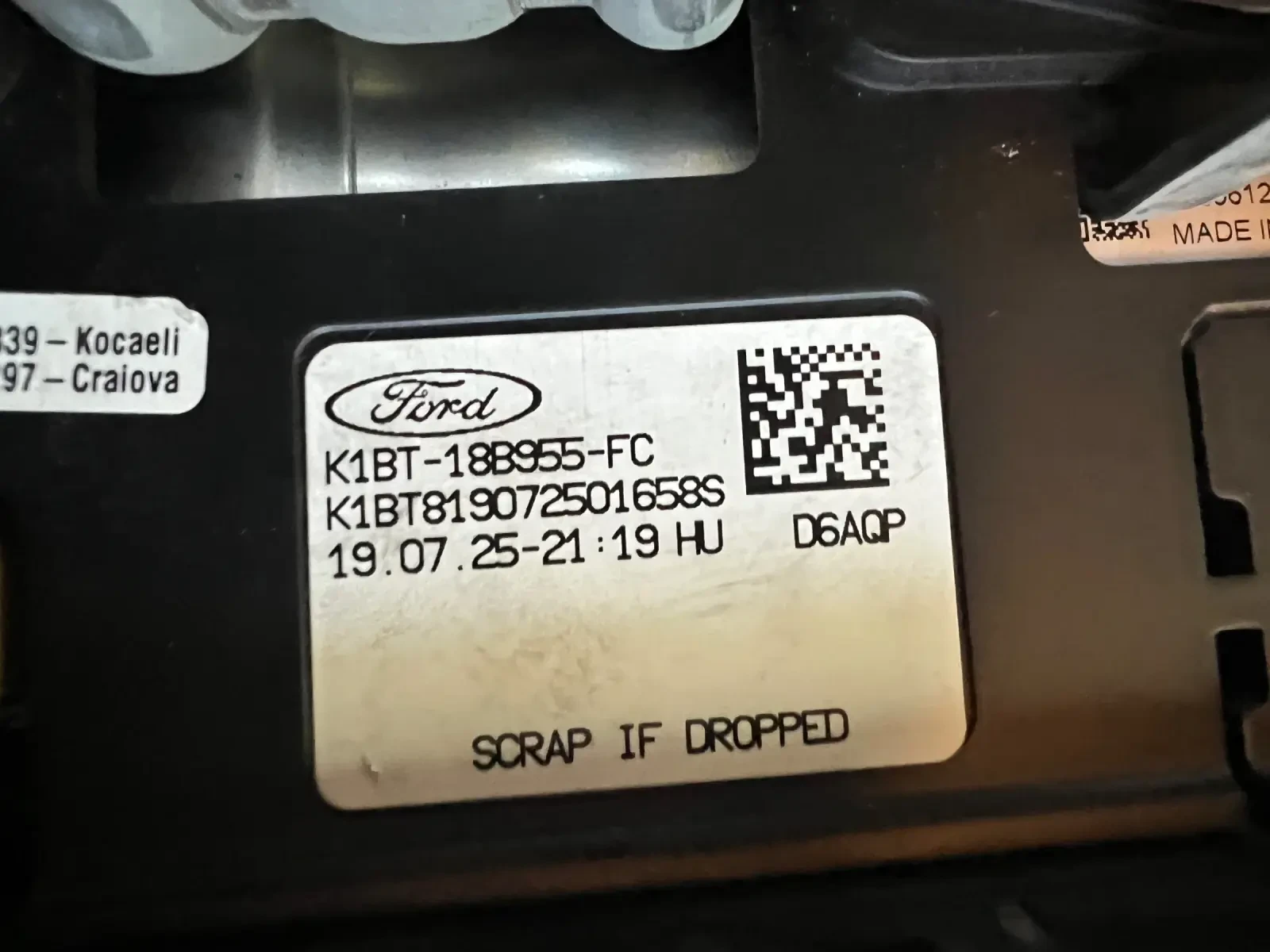 K1BT-18B955-FC   Touch screen FORD TRANSIT CUSTOM H1BT-18K811-HF  K1BT-18B955-FC  | Mobile.bg   2