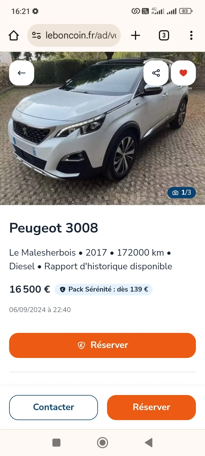 Peugeot 3008  GT* LED* XENON* PANORAMIC , снимка 9 - Автомобили и джипове - 47464735