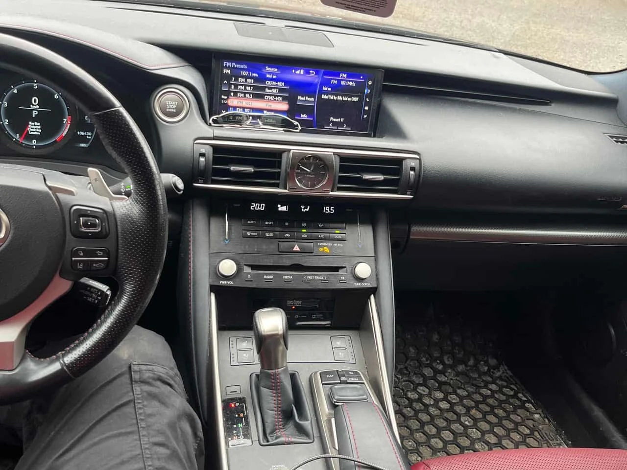 Lexus IS 350 | ЧЕРВЕН САЛОН | ПОДГЕРВ | ОБДУХВАНЕ | , снимка 9 - Автомобили и джипове - 54443131