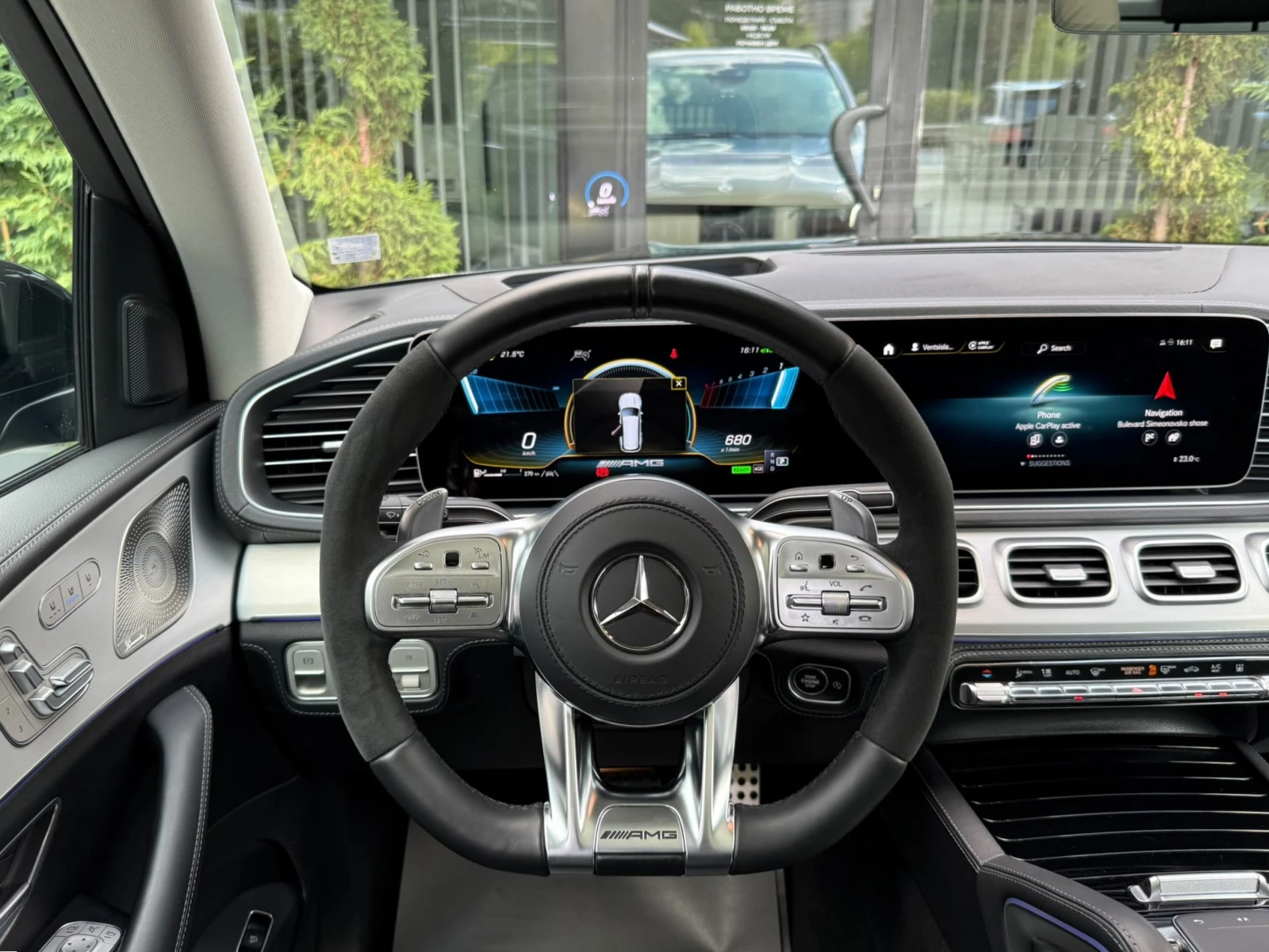 Mercedes-Benz GLS 63 AMG ТV/BURM/MASSAGE/360, снимка 8 - Автомобили и джипове - 55665191