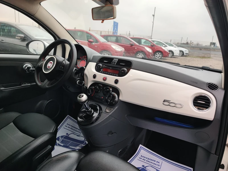 Fiat 500 1.2 Бензин /Кожа , снимка 15 - Автомобили и джипове - 48252739