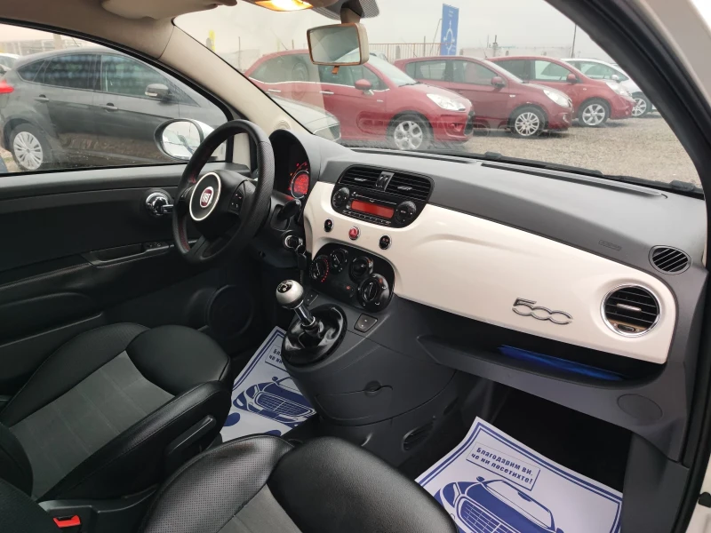 Fiat 500 1.2 Бензин /Кожа , снимка 13 - Автомобили и джипове - 48252739