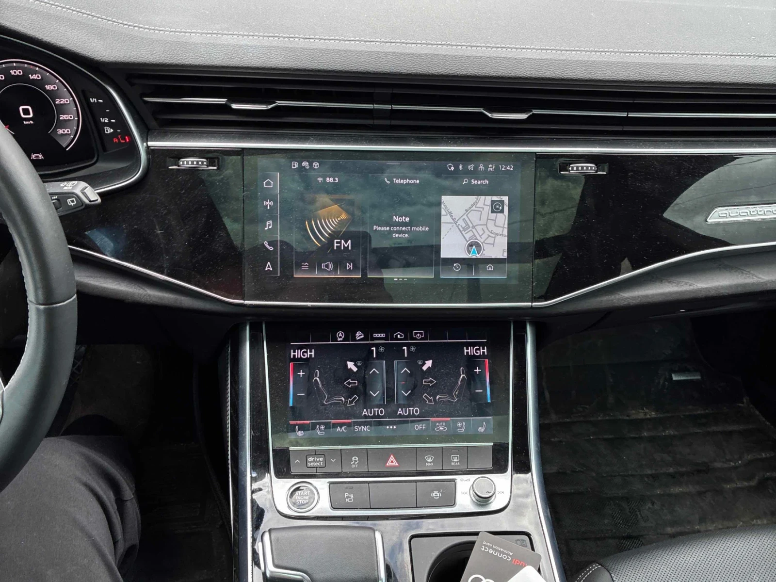 Audi Q8 PROGRESSIV * ПОДГРЕВ * ПАНОРАМА * ОБДУХВАНЕ * 360 , снимка 7 - Автомобили и джипове - 54555430