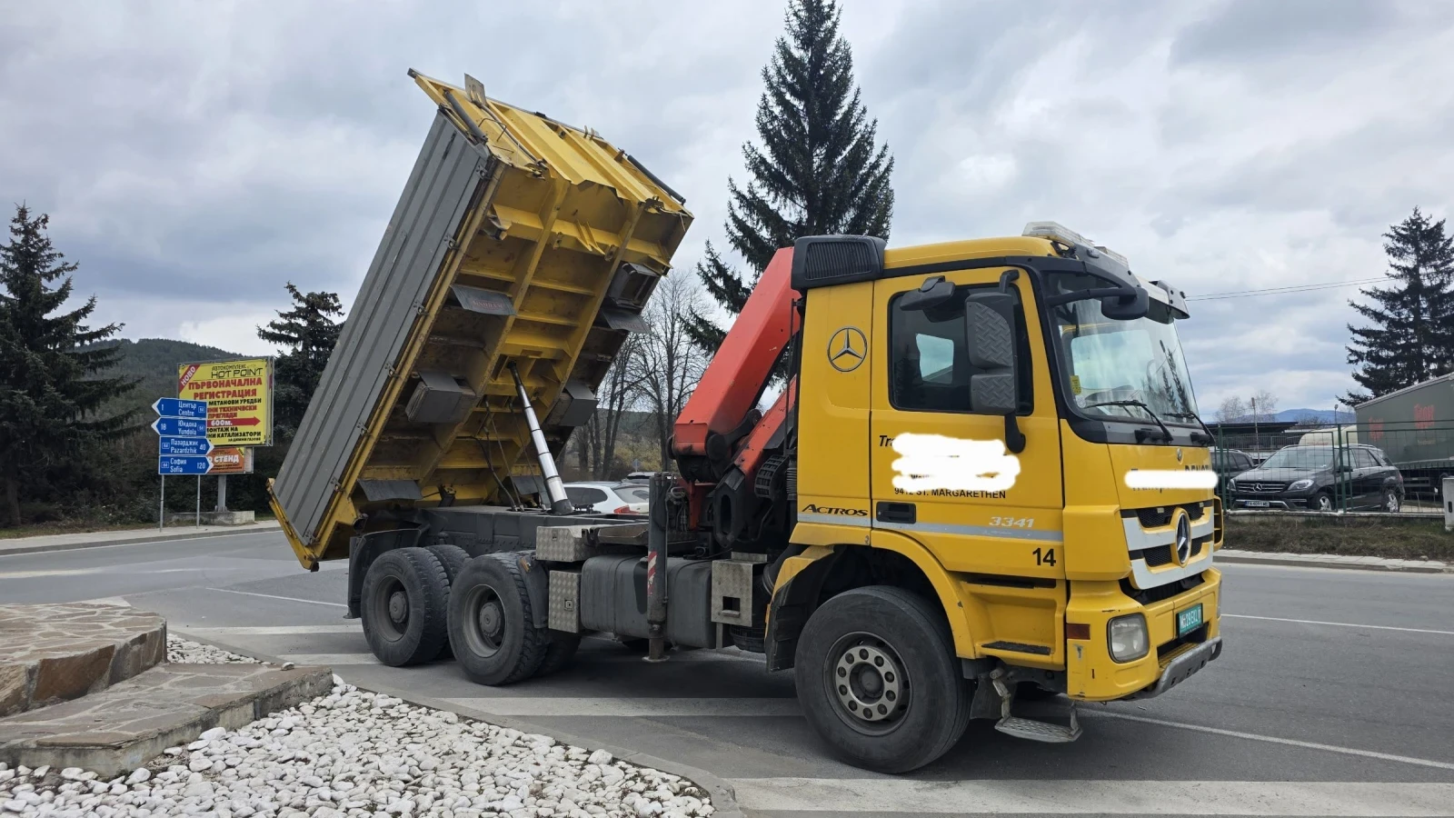 Mercedes-Benz Actros 33 41 6х4  PALFINGER PK 20002, снимка 4 - Камиони - 53913919