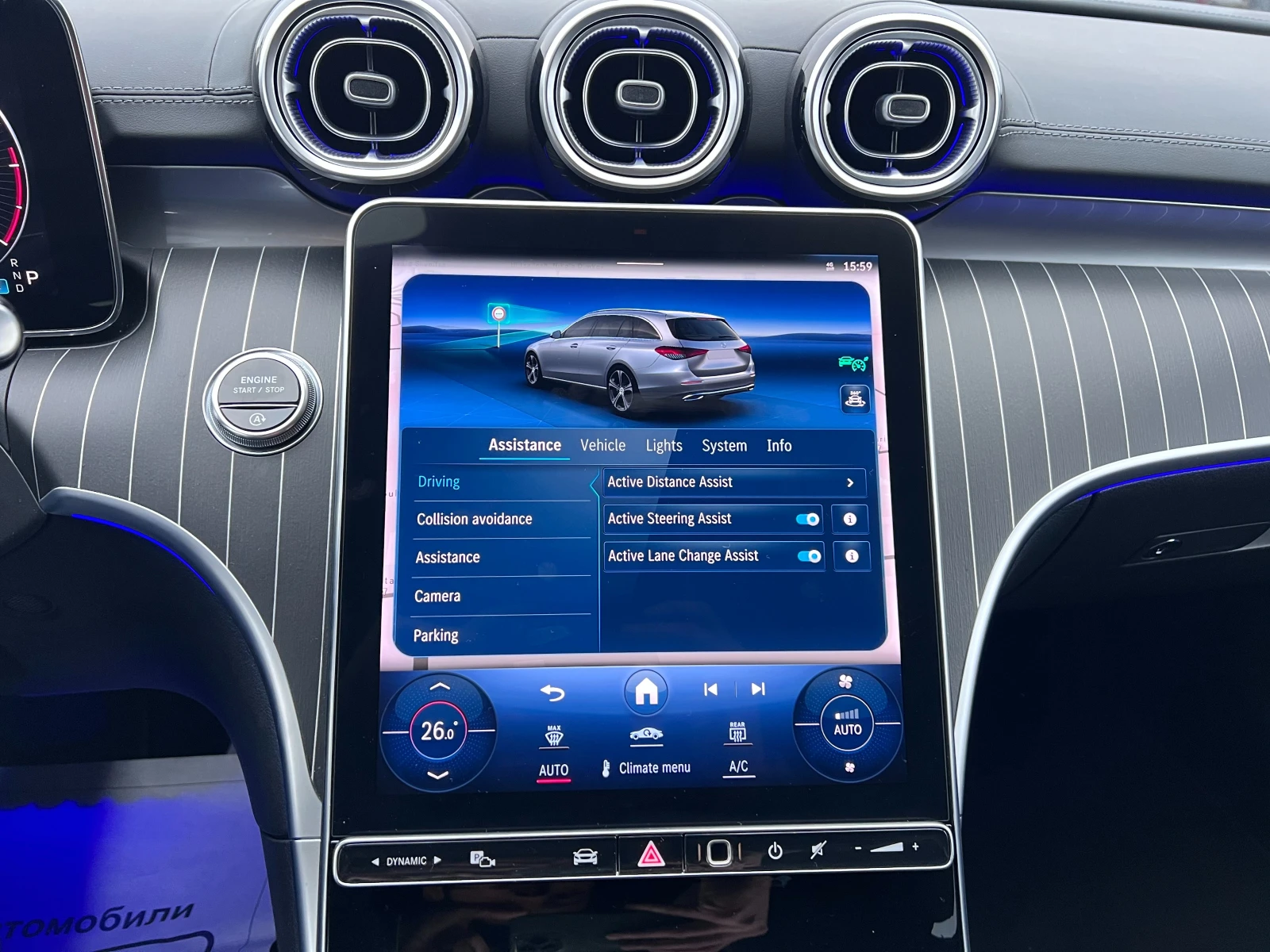 Mercedes-Benz C 300 D AMG ��������� Led MBUX ���  | Mobile.bg � ����������� 12