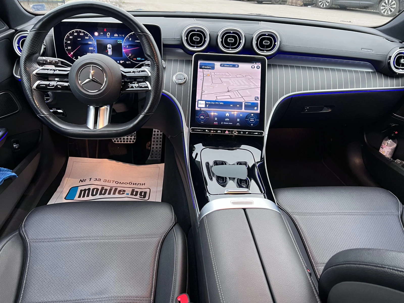 Mercedes-Benz C 300 D AMG Дистроник Led MBUX ТОП  - изображение 10