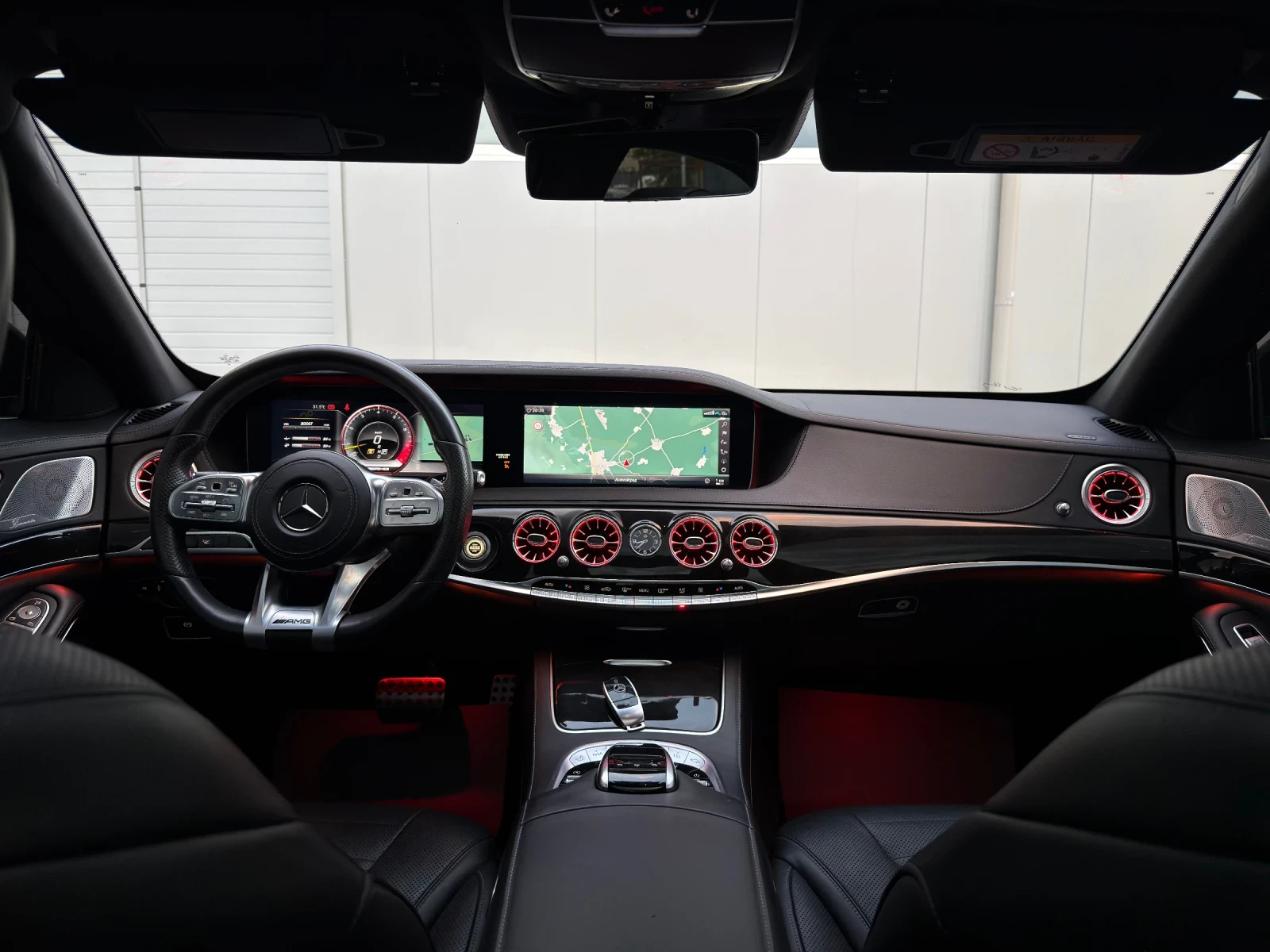 Mercedes-Benz S 350 FACE/9G-TRONIC/PANORAMA/HEADUP/3xTV/DISTRONIC+ , снимка 13 - Автомобили и джипове - 54782356