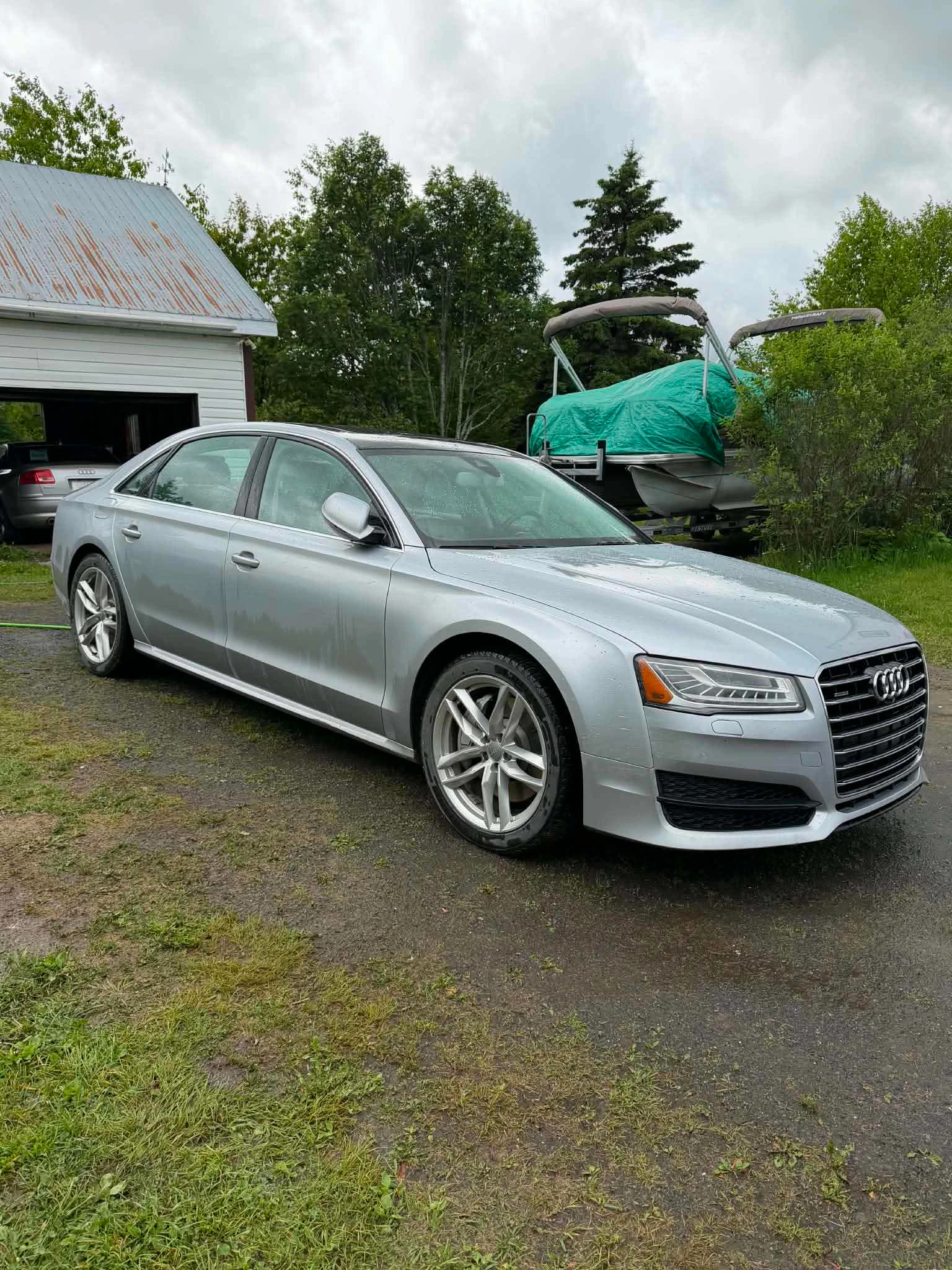 Audi A8 LONG* 4.0T* 360* PANO* ОБДУХВАНЕ* МАСАЖ* , снимка 2 - Автомобили и джипове - 55012020