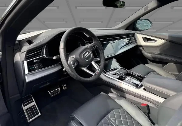 Audi Q8 50 TDI Quattro = S-line = Black Optic Plus Гаранци - изображение 7
