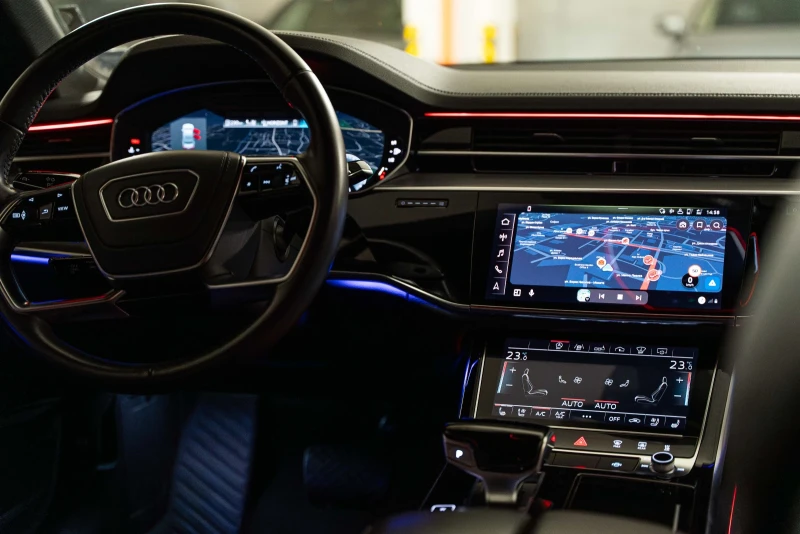 Audi A8 50 TDI 3 x S-line, 360, Night V. B&O, Pano, Печка, снимка 14 - Автомобили и джипове - 52597940