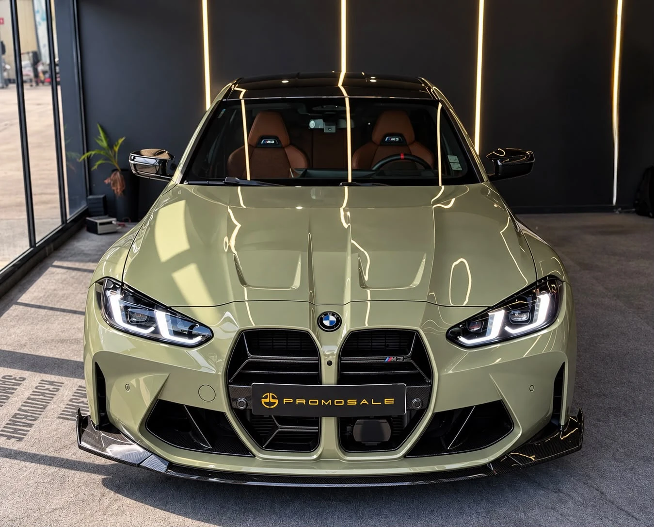 BMW M3 Competition* Full* Carbon Ceramic* H&K* ЛИЗИНГ , снимка 1 - Автомобили и джипове - 56294282