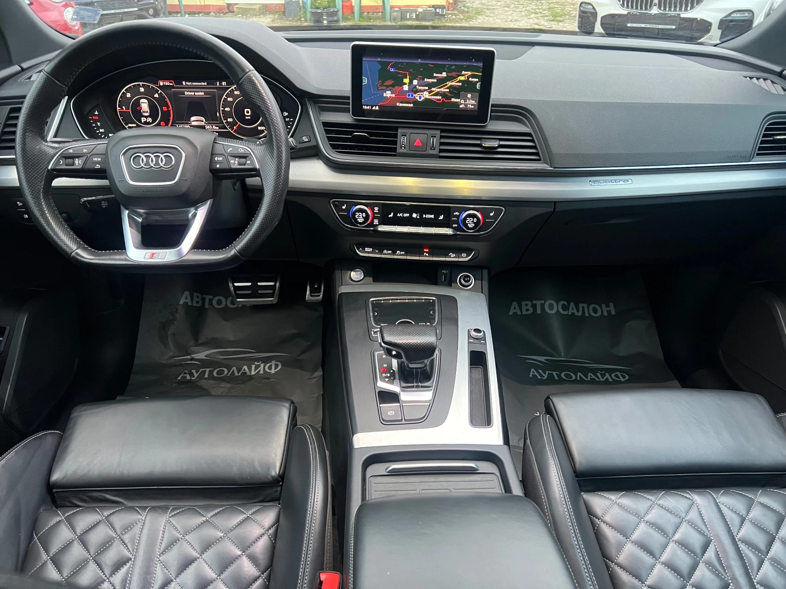 Audi Q5 3.0TDI 3xSline CAMERA  NAVI KEY LESS DISTR , снимка 8 - Автомобили и джипове - 53726464