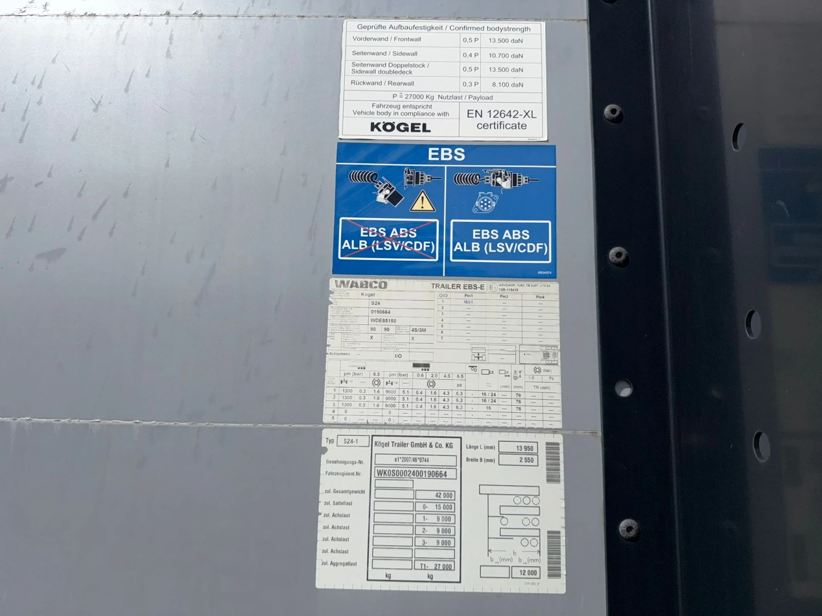 ����������� Koegel SN 24 EN 12642-XL CODE WABCO SAF ������!!! | Mobile.bg � ����������� 12