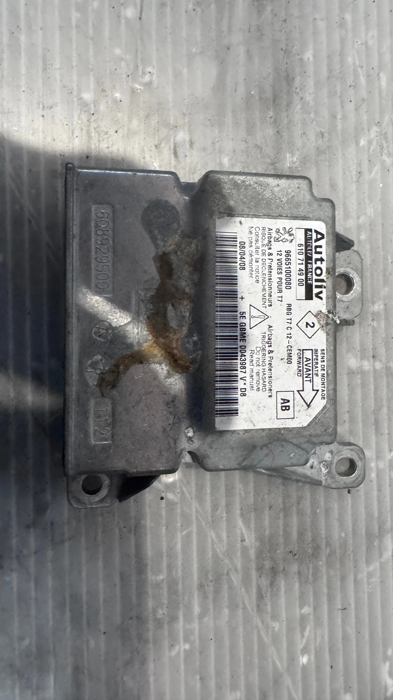 Airbag  /  /  a Peugeot 308 - 9665100080 / 608929500 | Mobile.bg   2