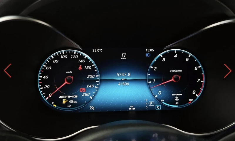 Mercedes-Benz C 43 AMG 4MATIC* ДИГИТАЛНО* ТАБЛО* BURMESTER* 360КАМЕРА* , снимка 10 - Автомобили и джипове - 53285248