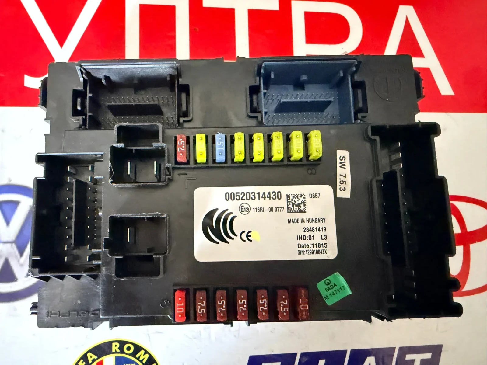 28481419 Модул  BCM334 FIAT 500X 00520314430, снимка 2 - Части - 53925802