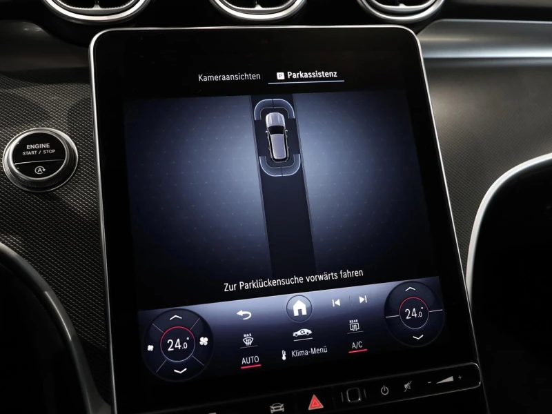 Mercedes-Benz C 200 AMG/163HP/NAVI/NIGHT/AMG/AMBI/KLESS/TSR/423v, снимка 11 - Автомобили и джипове - 50286664