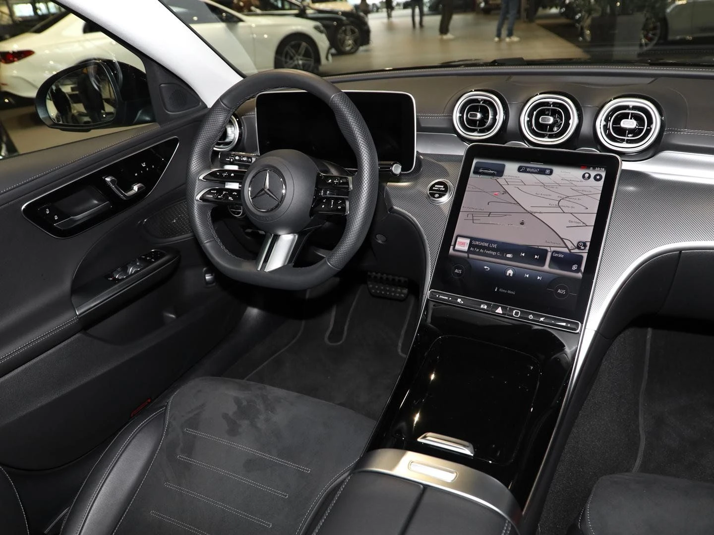Mercedes-Benz C 200 AMG/163HP/NAVI/NIGHT/AMG/AMBI/KLESS/TSR/423v - изображение 7