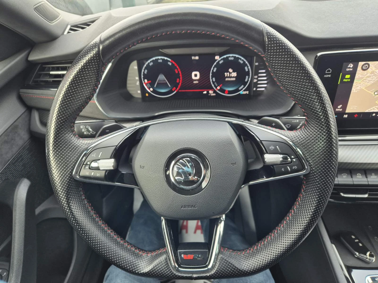 Skoda Octavia VRS-4×4-09.2022г-2.0D-СУПЕР СЪСТОЯНИЕ - изображение 8