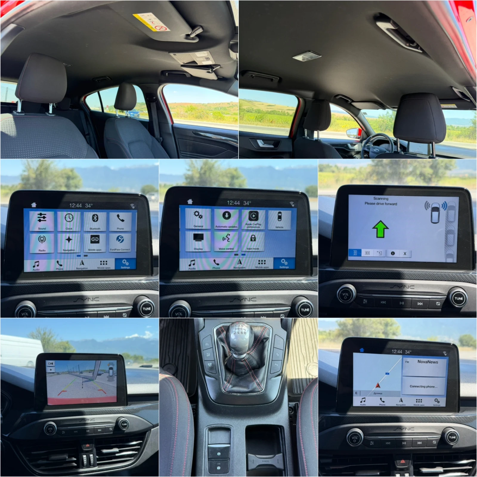 Ford Focus 1.0i ST-LINE NAVI CAMERA SERVICE BOOK EURO 6.2, снимка 14 - Автомобили и джипове - 55494032