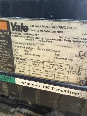 Мотокар Yale GDP30VX, снимка 5