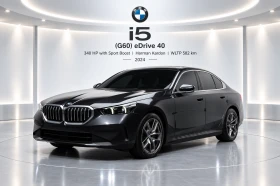 BMW i5 eDRIVE40| 340HP| PANO| HUD| 360| HK, снимка 1