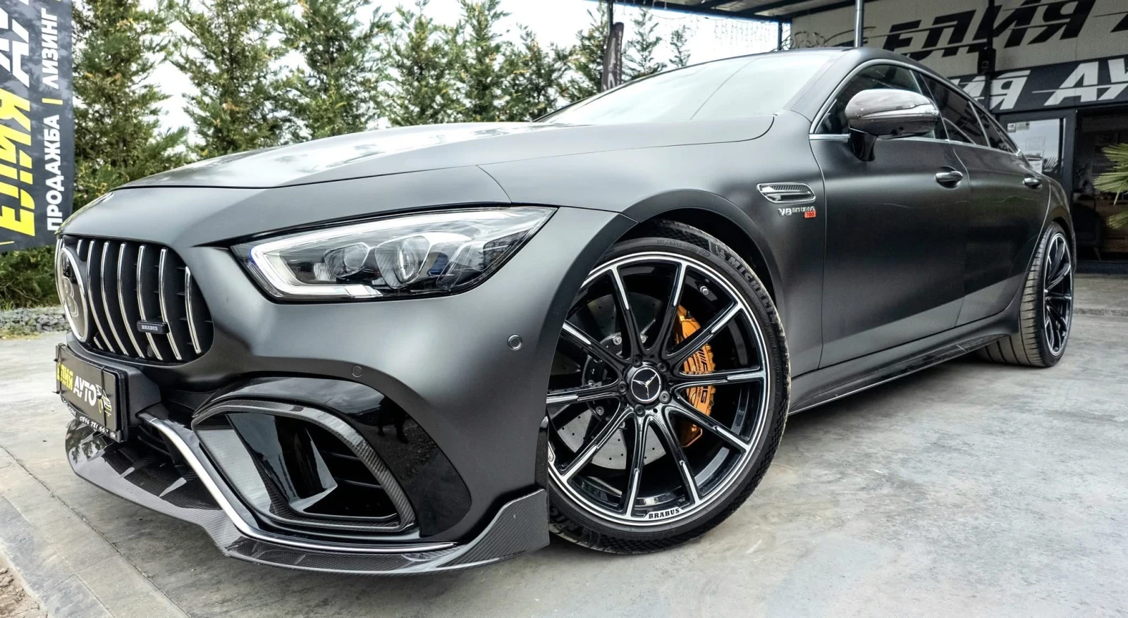 Mercedes-Benz AMG GT 63S+ 4 MATIC MEGA FULL BRABUS CARBON ЛИЗИНГ 100% - изображение 4