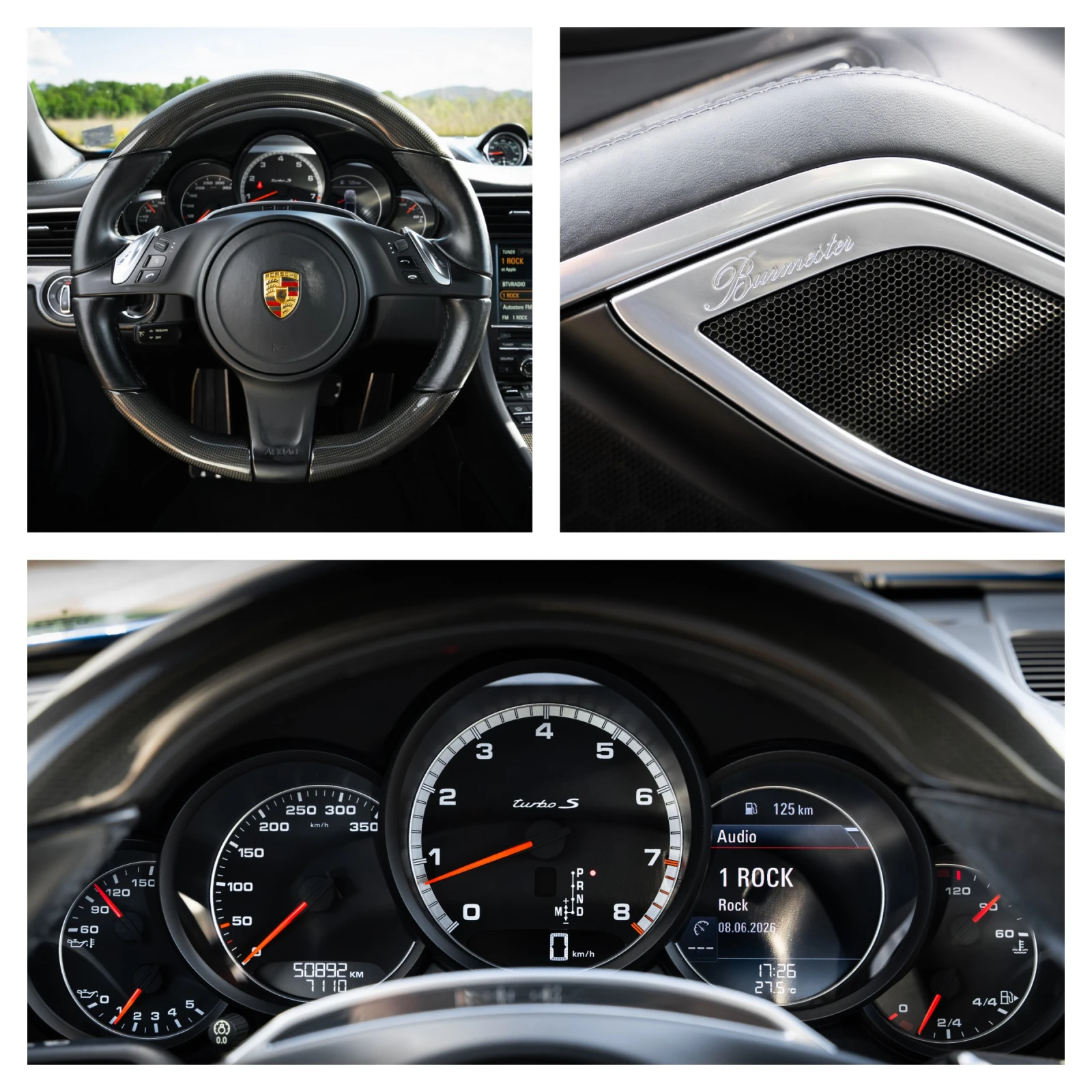 Porsche 911 Turbo S, Akrapovič, Carbon, снимка 12 - Автомобили и джипове - 54878152