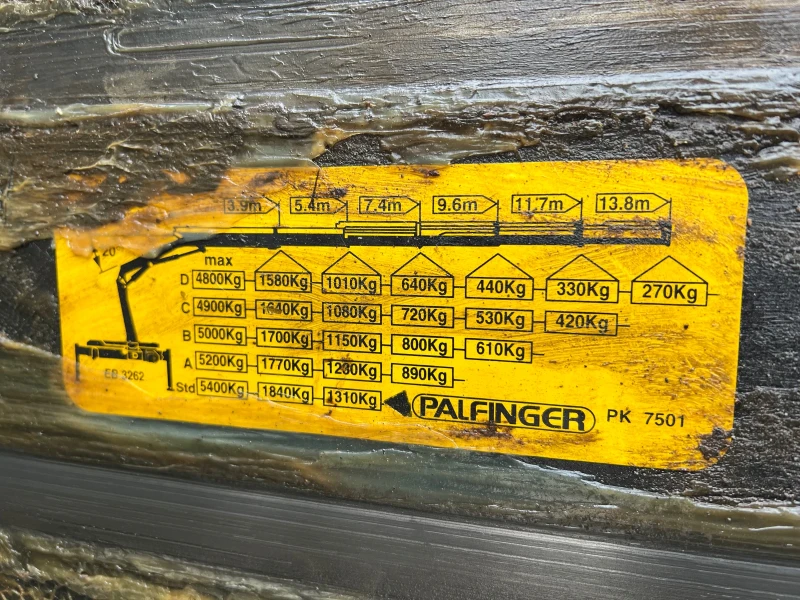 Daf Lf 55/САМОСВАЛ С КРАН/5.4м/НОВИ ГУМИ, снимка 13 - Камиони - 49895096