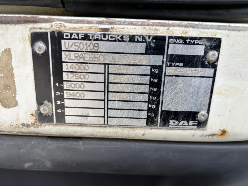 Daf Lf 55/САМОСВАЛ С КРАН/5.4м/НОВИ ГУМИ, снимка 11 - Камиони - 49895096