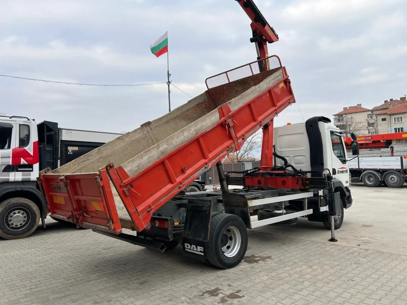 Daf Lf 55/САМОСВАЛ С КРАН/5.4м/НОВИ ГУМИ, снимка 4 - Камиони - 49895096