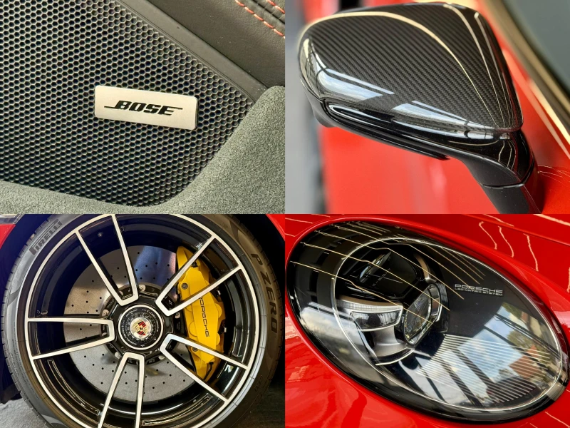 Porsche 911 TurboS* Carbon* Ceramic* Лизинг* Обдух* Chrono* Bo, снимка 15 - Автомобили и джипове - 52089890