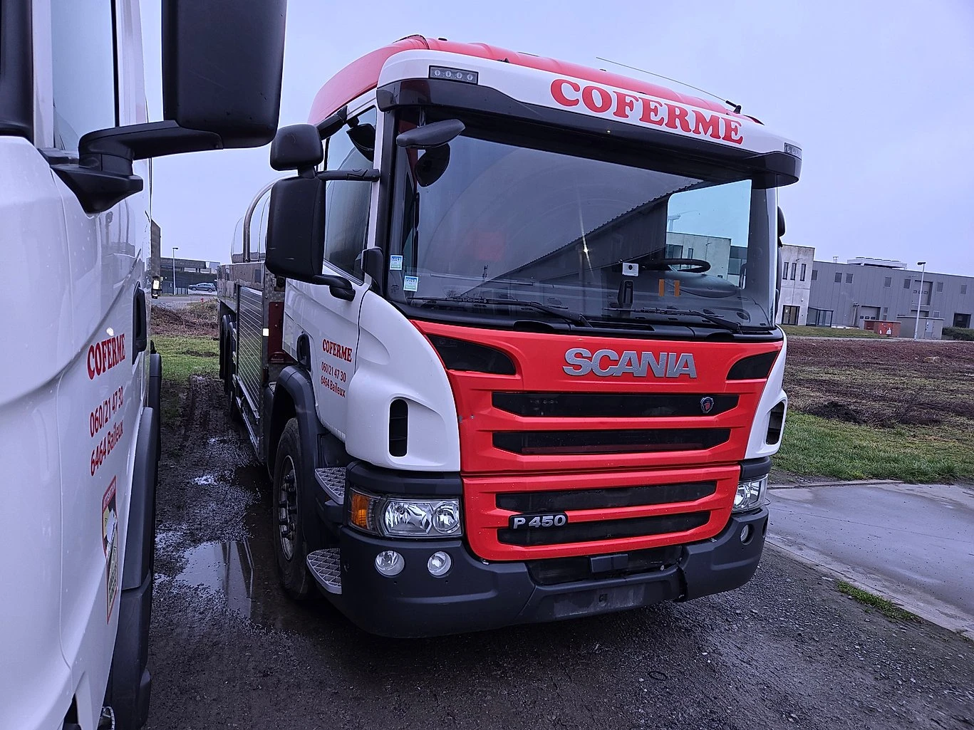 Scania P 450 ЦИСТЕРНА ЗА МЛЯКО, снимка 2 - Камиони - 53931232
