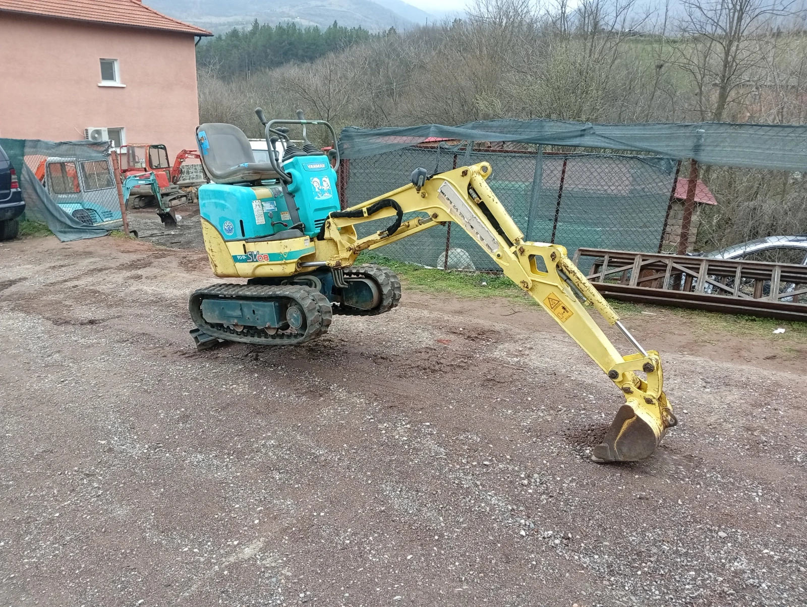 Багер Yanmar SV 08, снимка 5 - Индустриална техника - 54155918