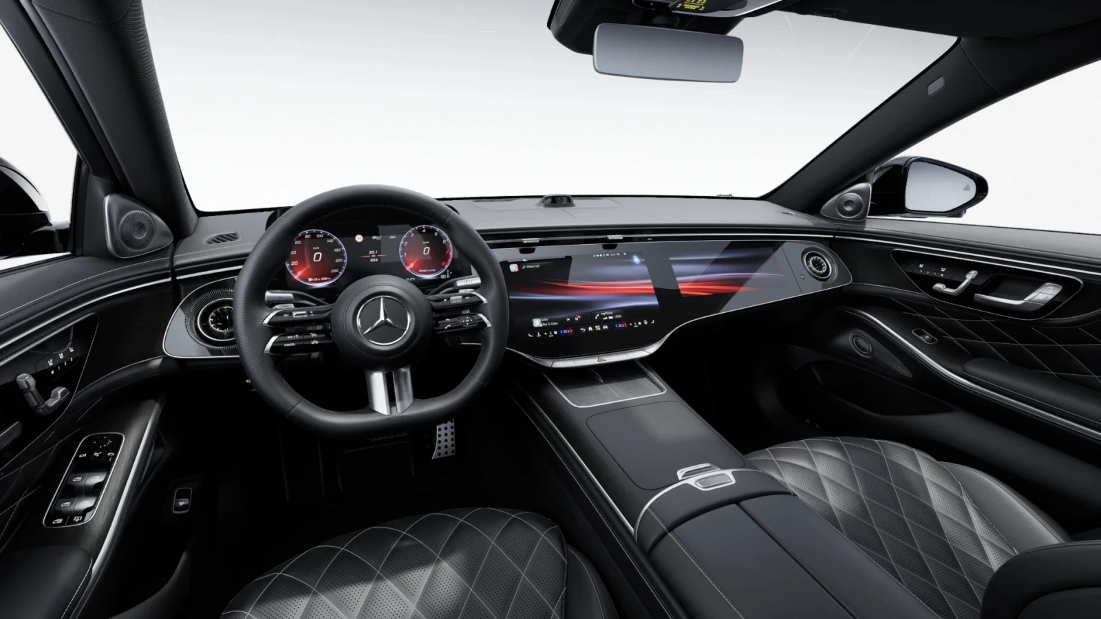 Mercedes-Benz S 580 FACELIFT / 4M / LONG / AMG / NIGHT / BURM / TV /, снимка 8 - Автомобили и джипове - 54771279