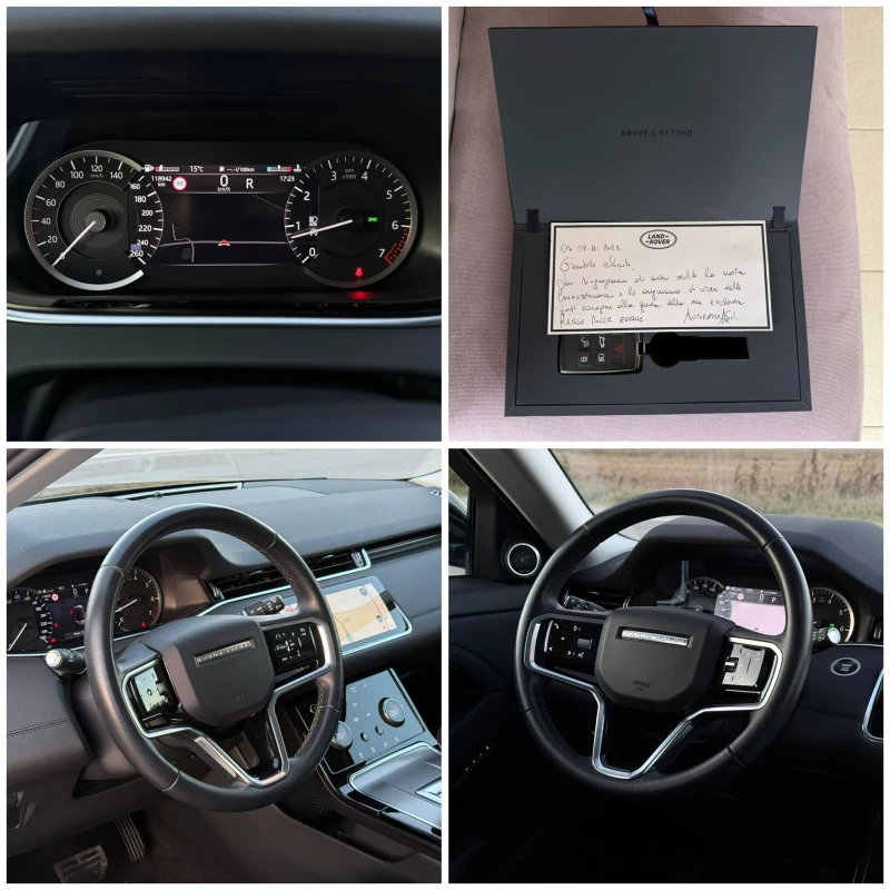 Land Rover Range Rover Evoque 2.0Si4 AWD/Hybrid/118000км/Навигация/Камера/Лизинг, снимка 14 - Автомобили и джипове - 52257699