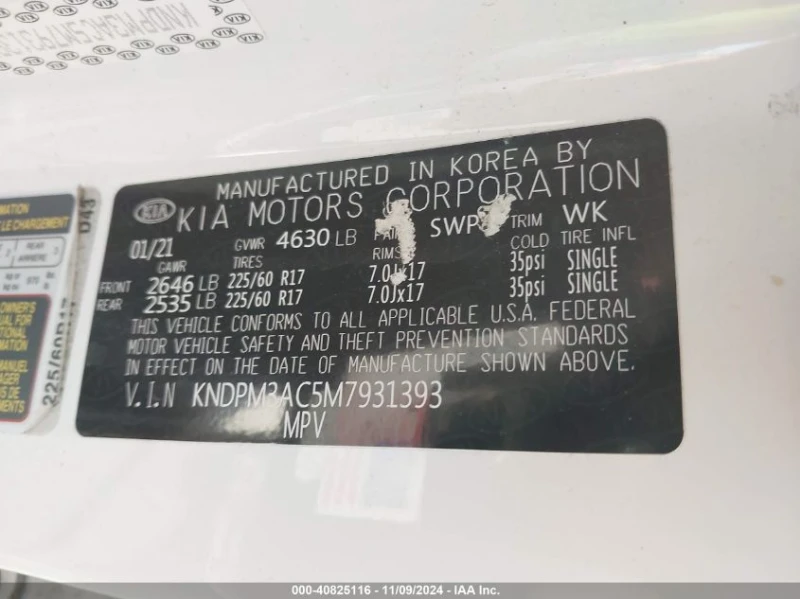 Kia Sportage 2.4L I-4 DI, DOHC, VVT, 181HP Front Wheel Drive, снимка 14 - Автомобили и джипове - 49439240