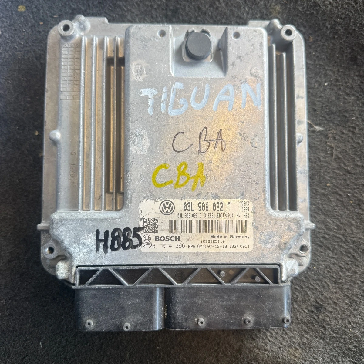 КОМПЮТЪР ECU VW Tiguan T1 20TDI CBA 03L906022T ном 885 03L906022T-885-1672