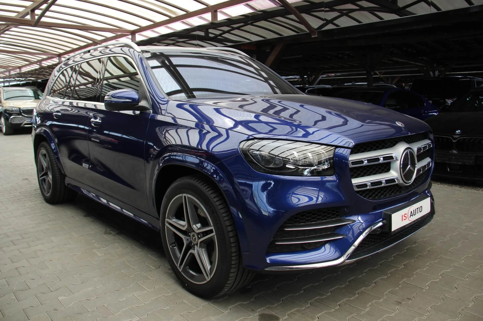 Mercedes-Benz GLS580 AMG/4Matic/Burmester/HuD/Панорама/Обдухване/RSE, снимка 3 - Автомобили и джипове - 55978894