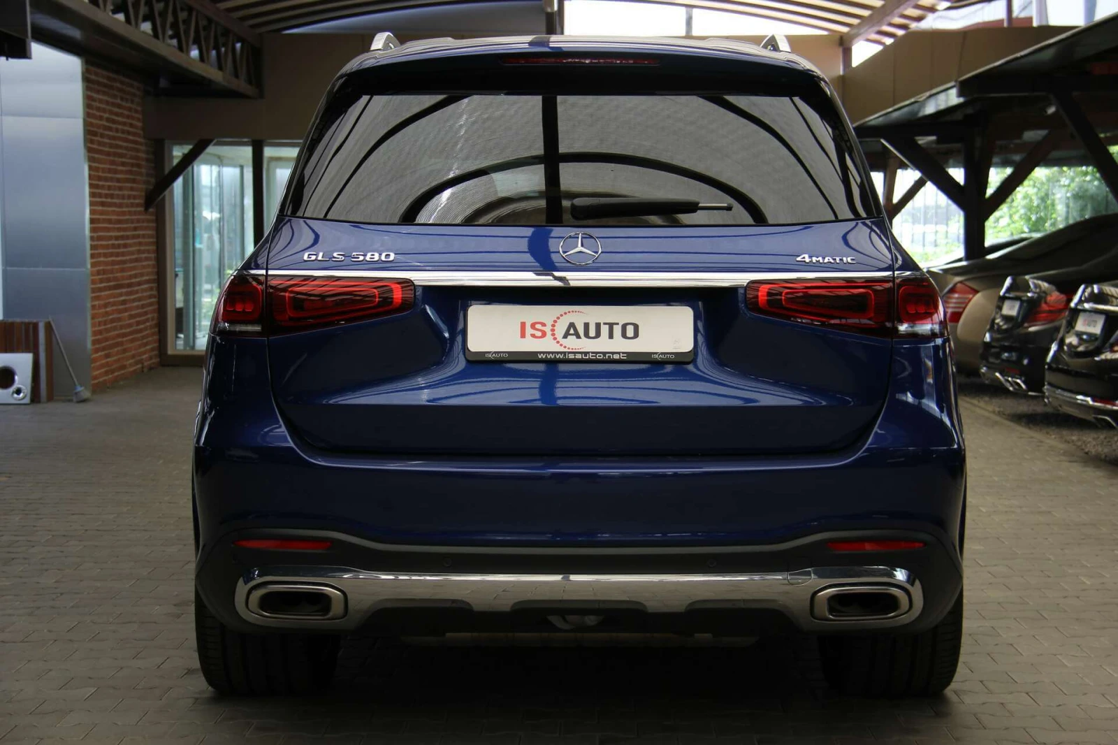 Mercedes-Benz GLS580 AMG/4Matic/Burmester/HuD/Панорама/Обдухване/RSE, снимка 5 - Автомобили и джипове - 55978894