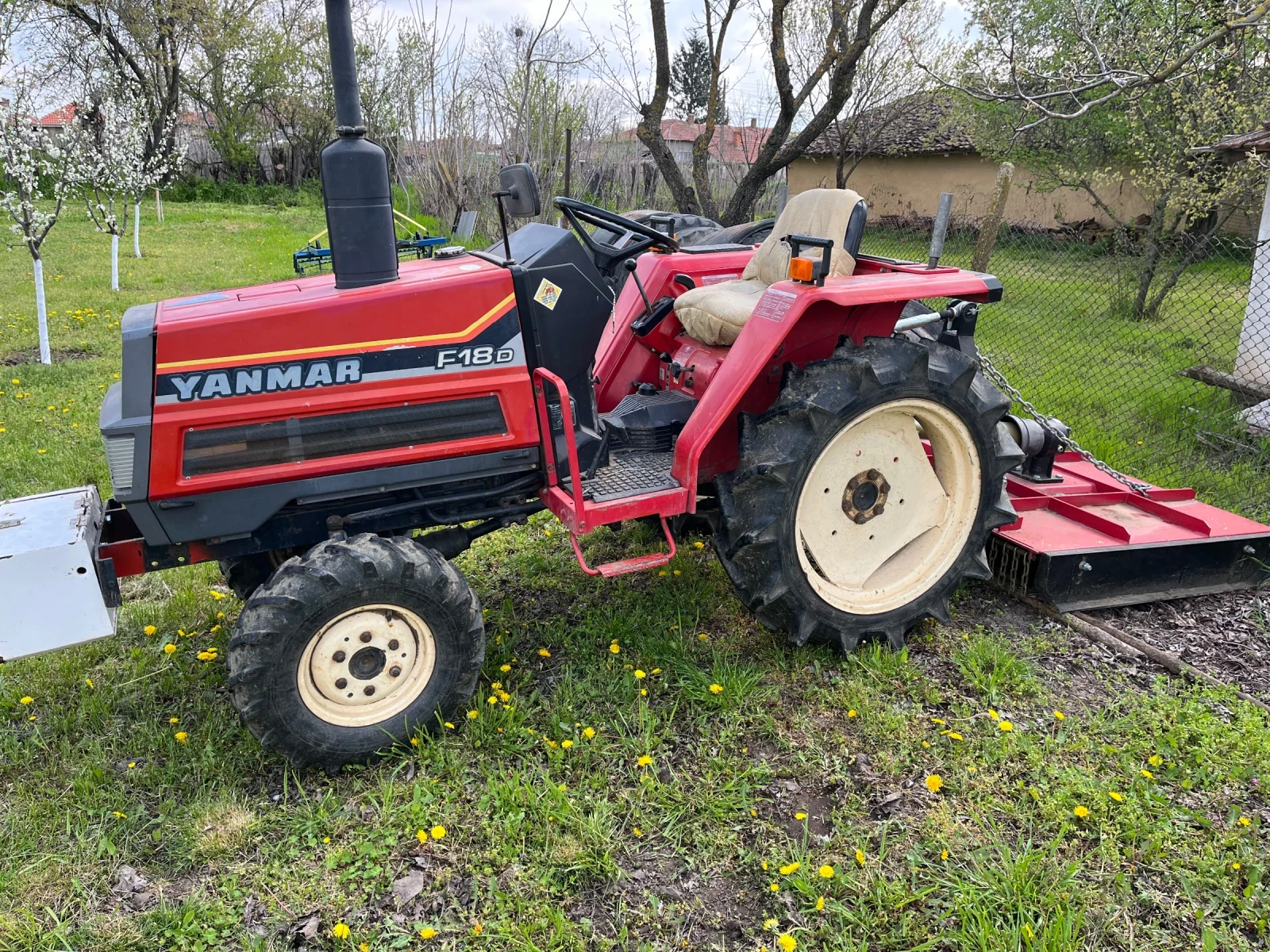 Трактор Yanmar F18d/ 4x4, снимка 1 - Селскостопанска техника - 55981938