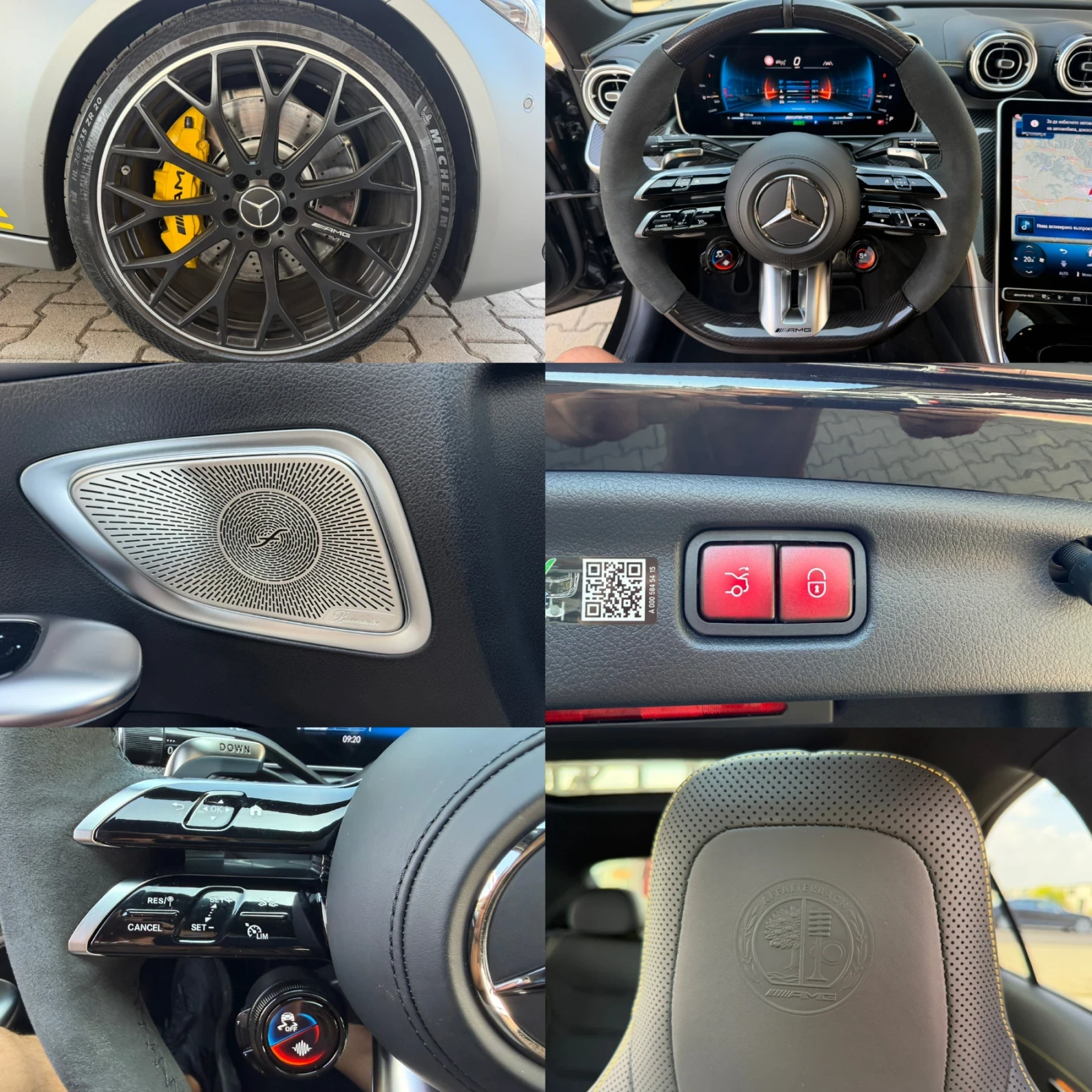 Mercedes-Benz C 63 AMG DESIGNO#EDITION#CARBON#PANORAMA#5000KM#ГАРАНЦИЯ, снимка 15 - Автомобили и джипове - 54979885