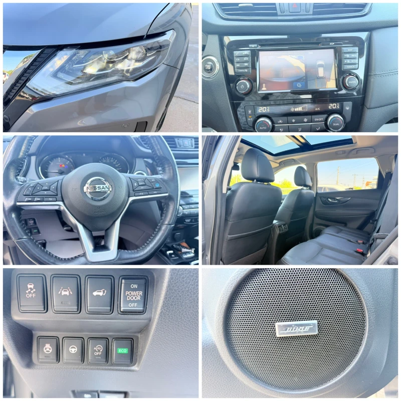 Nissan X-trail 1.7dci 150k.c* Distron* Navi* Tekna* 360 Kamera* F, снимка 10 - Автомобили и джипове - 51646958