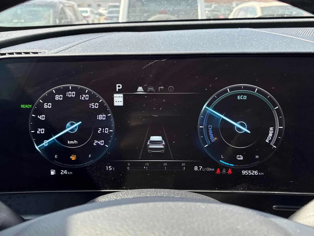 Kia Sportage SX/ОБДУХВАНЕ/ПАНОРАМА/ДИСТРОНИК/360/ГУМИ+ ДЖАНТИ , снимка 8 - Автомобили и джипове - 54596515